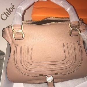 Chloè Marcie Handbag ( color - nut )